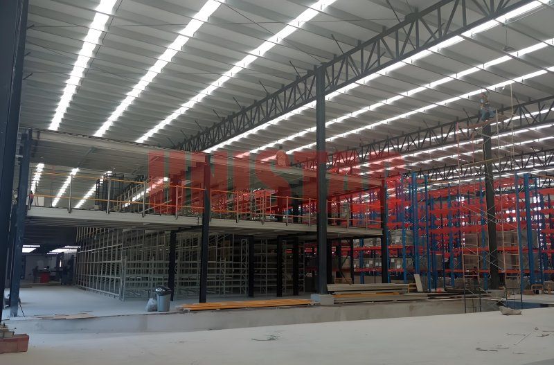 Free Standing Mezzanine+Selective Pallet Racking——UNISTAR